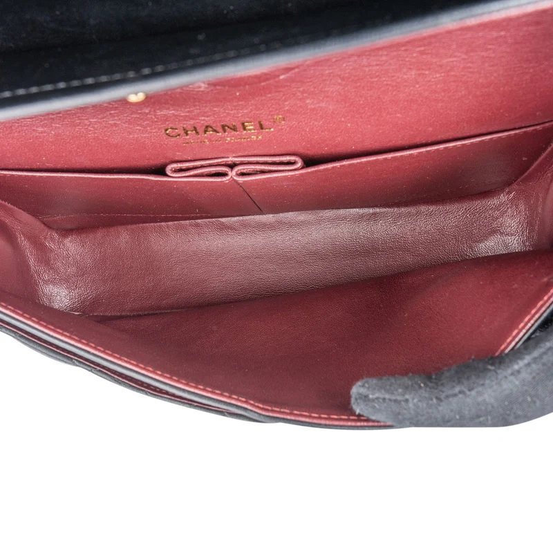 Chanel Quilted Lambskin Medium Double Flap Shoulder Bag