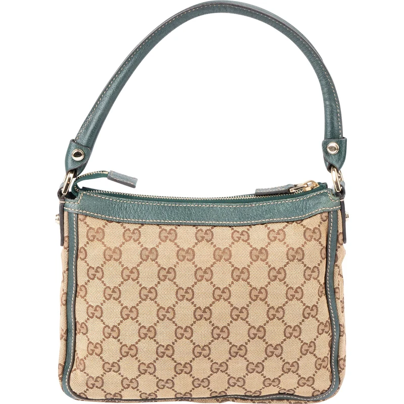 Gucci Monogram GG Canvas Pochette Handbag
