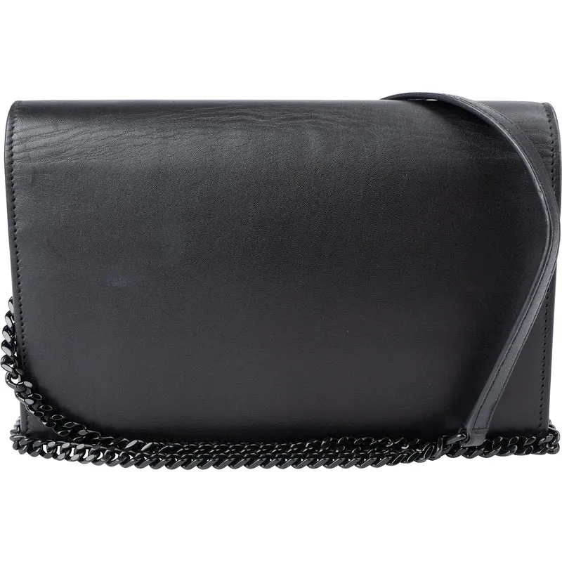 Saint Laurent Leather Kate Tassel Cloud & Star Appliqué Crossbody Bag