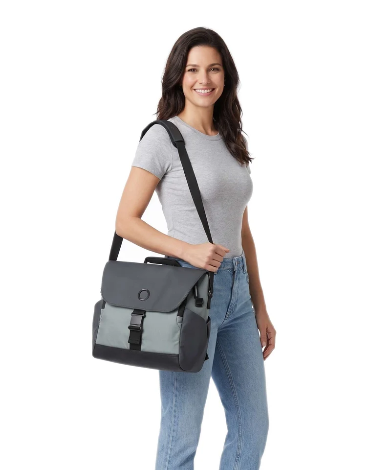 Delsey Paris Securflap Kuriertasche sage green