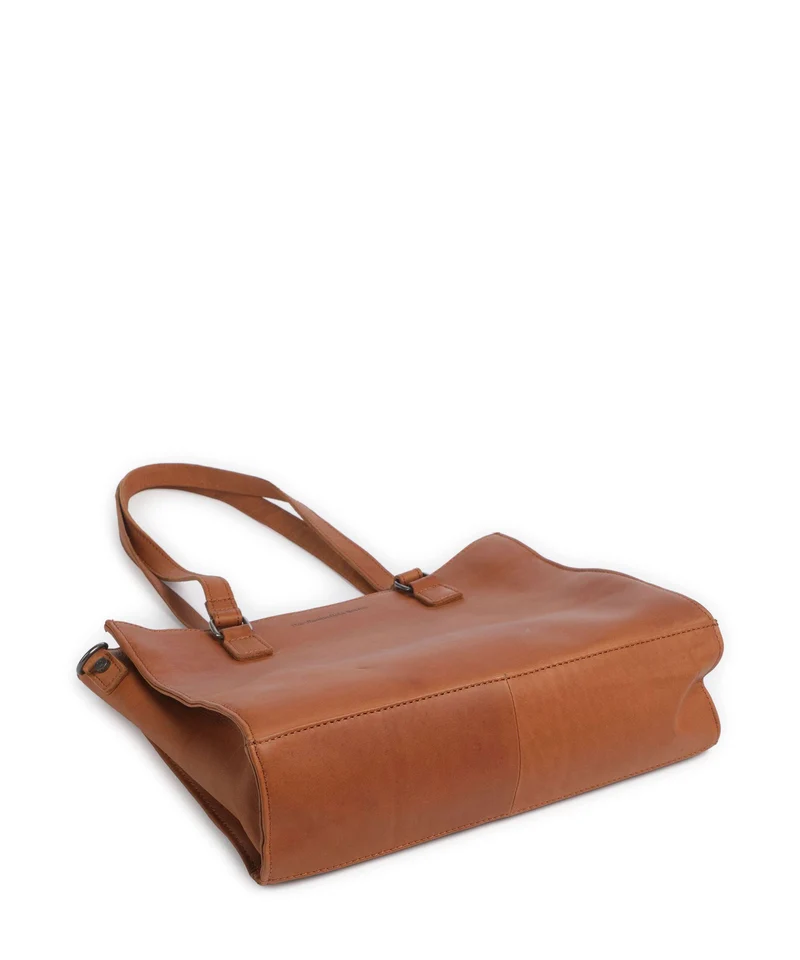 The Chesterfield Brand Wax Pull Up Cow Ellsworth Shopper cognac