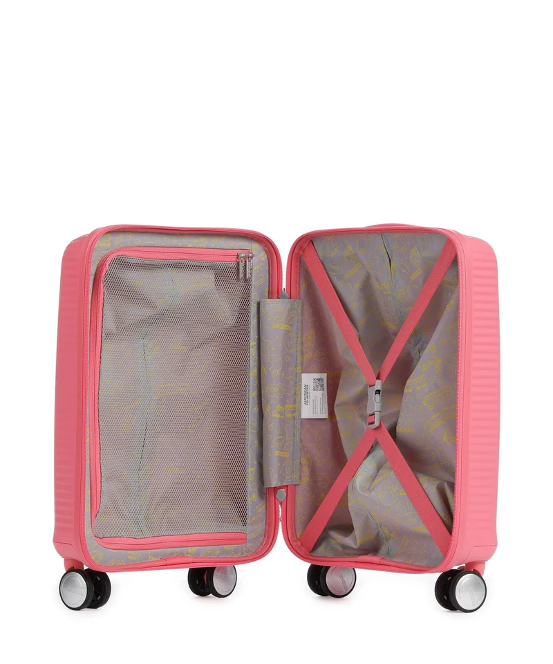 American Tourister Soundbox Mini Kindertrolley sun kissed coral