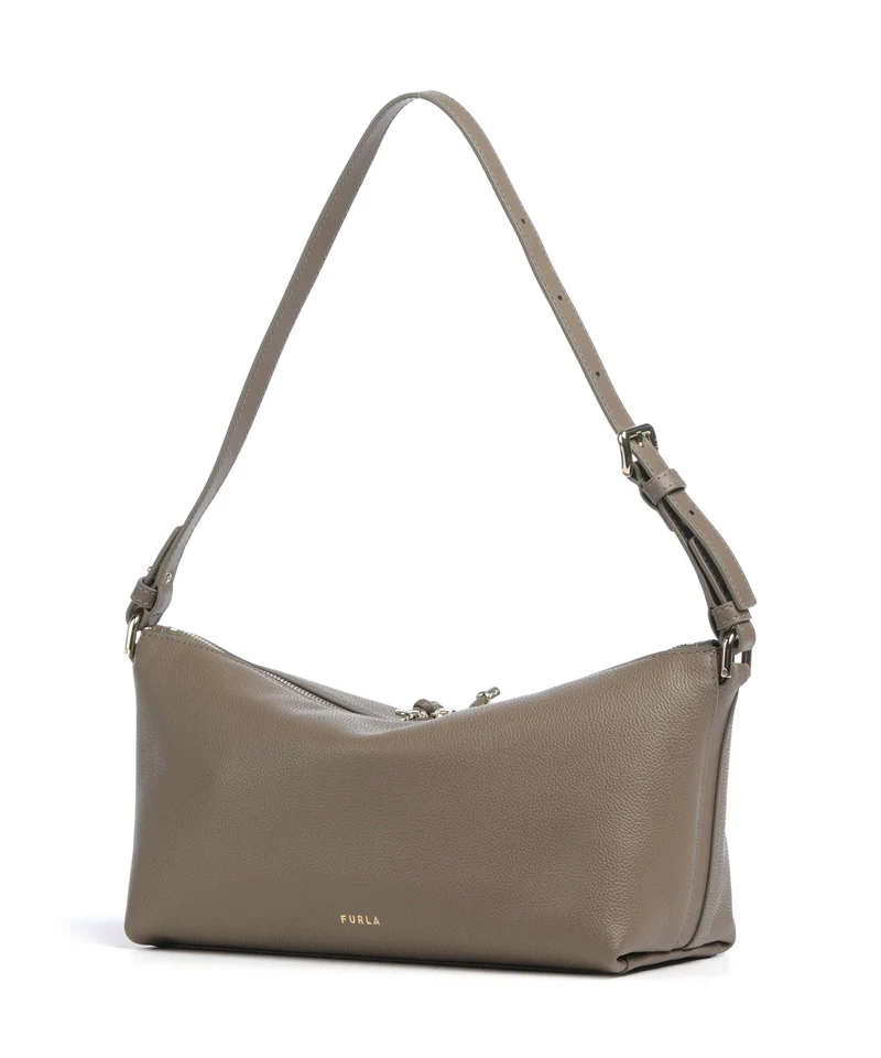 Furla Debby Mini Schultertasche muddy gray