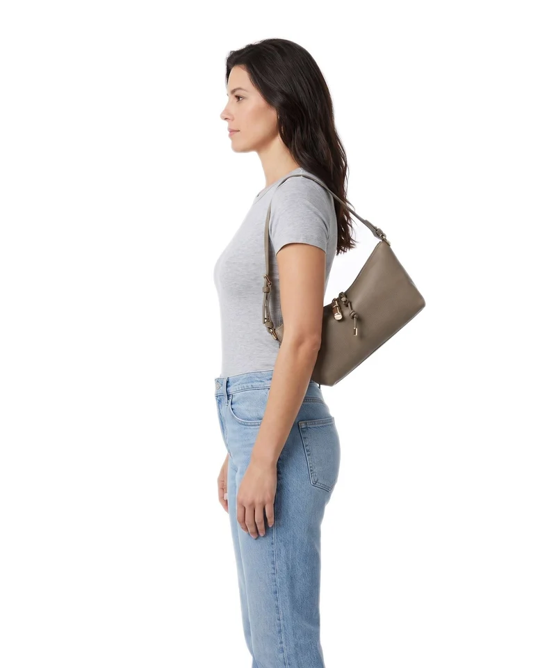Furla Debby Mini Schultertasche muddy gray