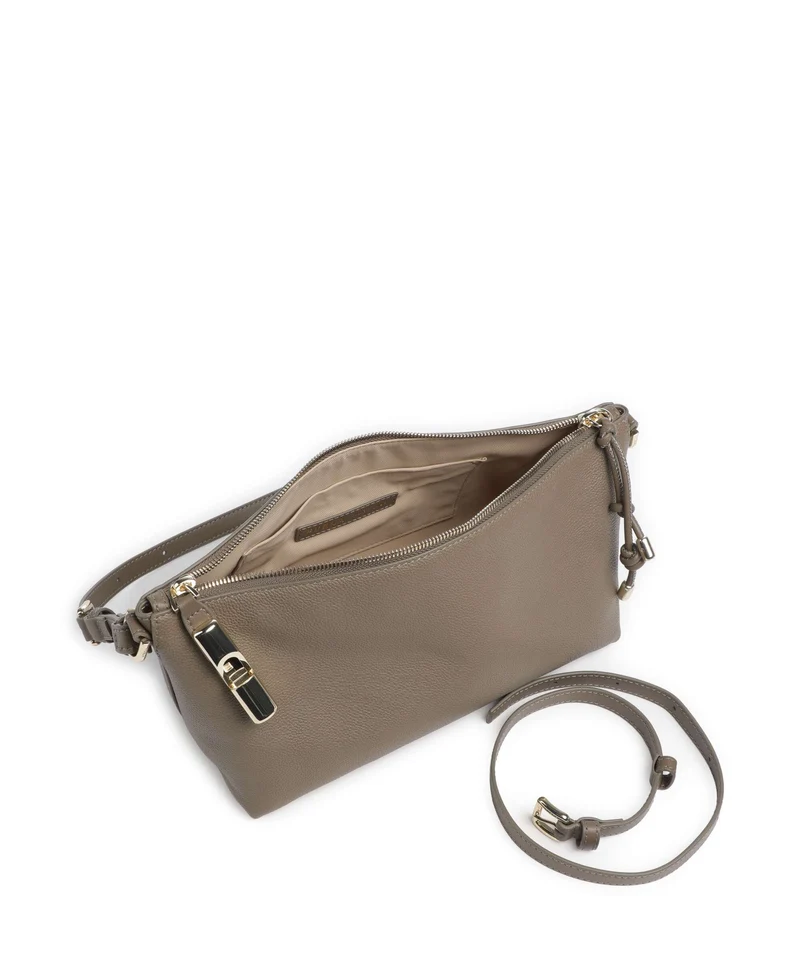 Furla Debby Mini Schultertasche muddy gray