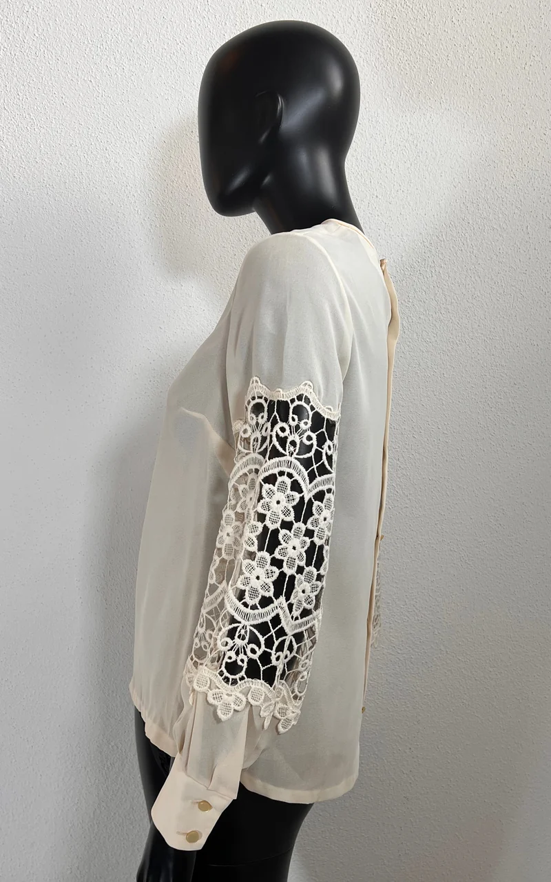Vintage 70s Lace Blouse