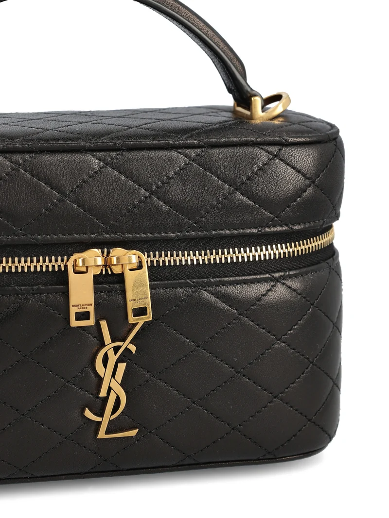 SAINT LAURENT Borsa Vanity Gaby In Pelle