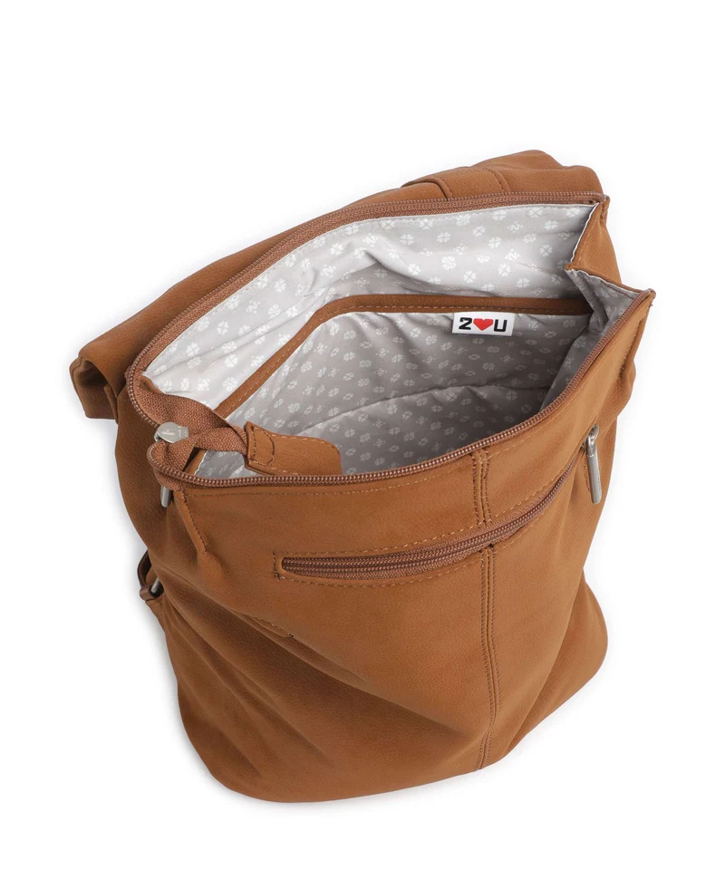 Zwei Mademoiselle.M MR13 Rucksack nubuk/cognac