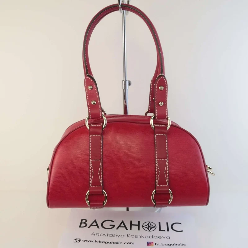 Lancel Medium Size Leather Shoulder Bag