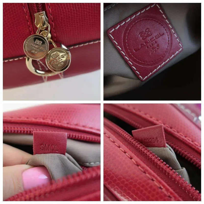 Lancel Medium Size Leather Shoulder Bag