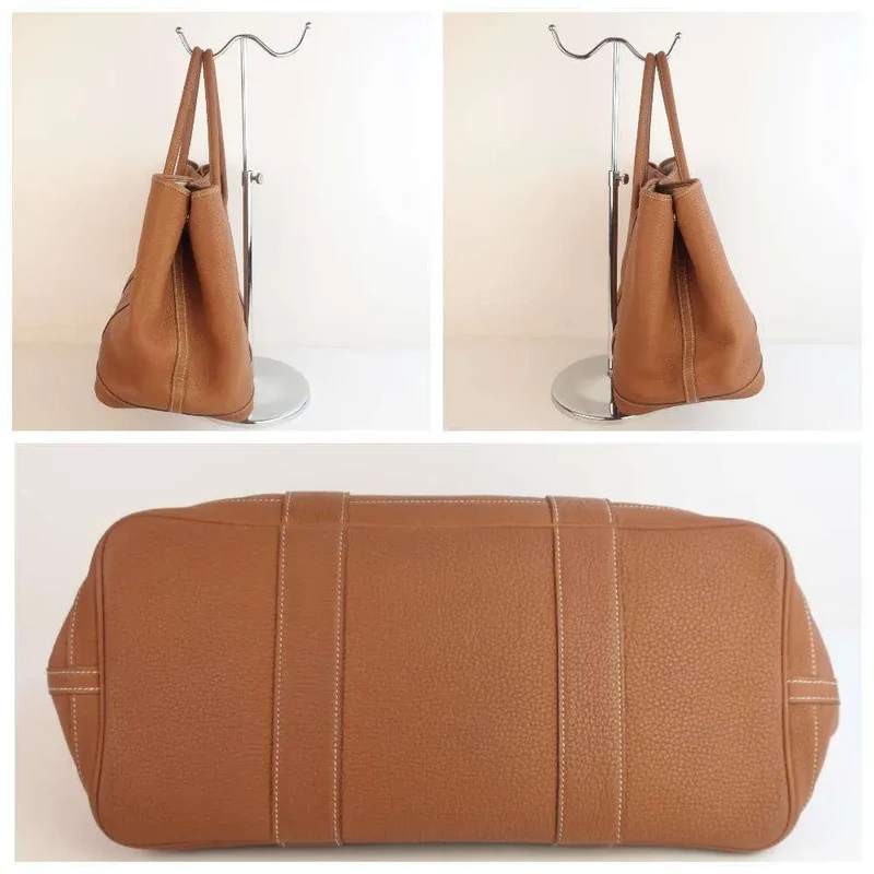 Hermes Gold Togo Garden Party MM 36 Bag