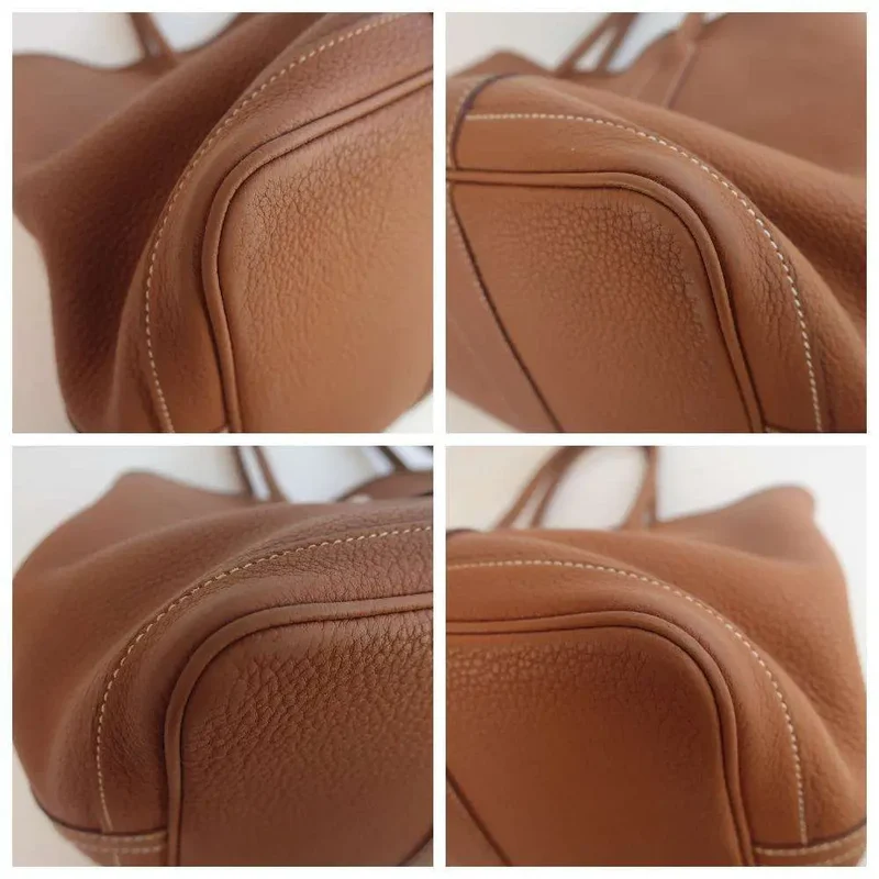 Hermes Gold Togo Garden Party MM 36 Bag