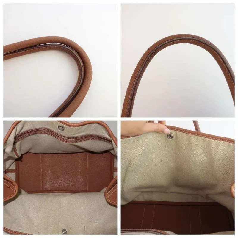 Hermes Gold Togo Garden Party MM 36 Bag