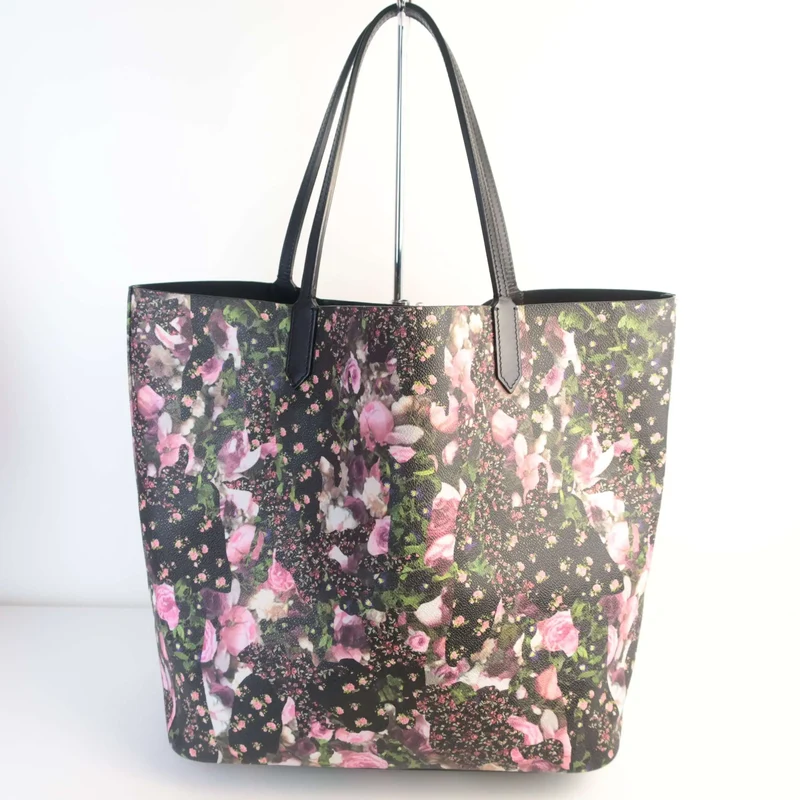 Givenchy Floral Print Coated Canvas Antigona Tote