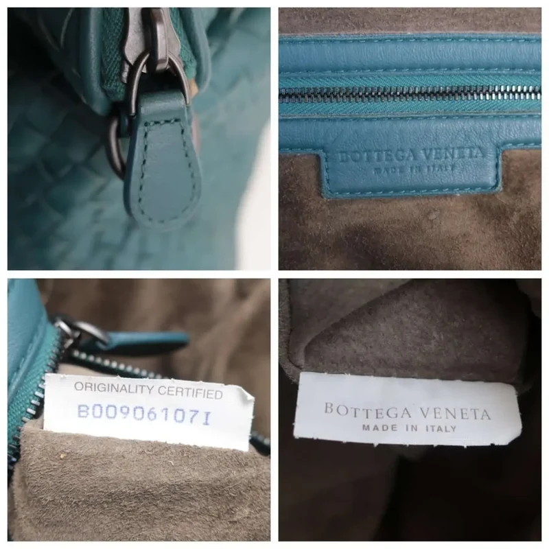 Bottega Veneta Emerald Green Intrecciato Convertible Tote