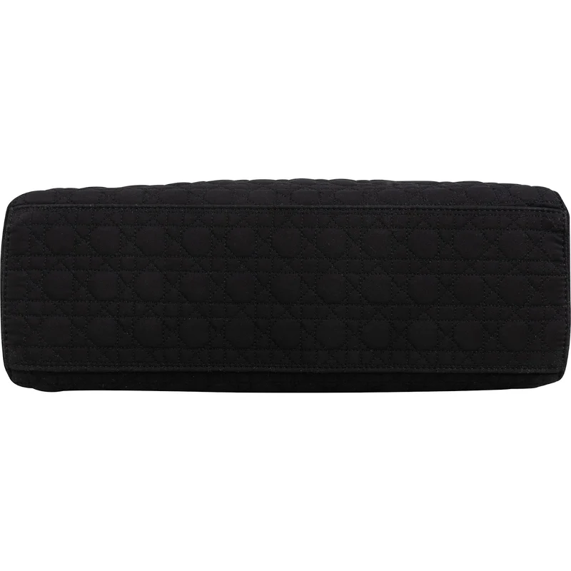 Christian Dior Quilted Nylon Cannage Lady Dior Handbag