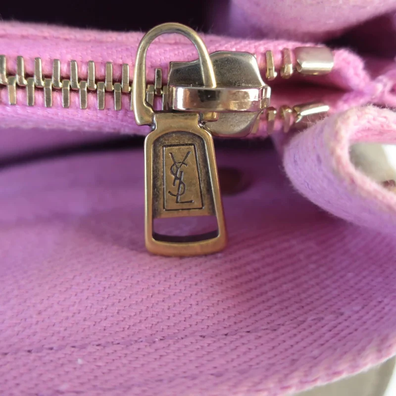 Yves Saint-Laurent Brown/Pink Muse Two Bag