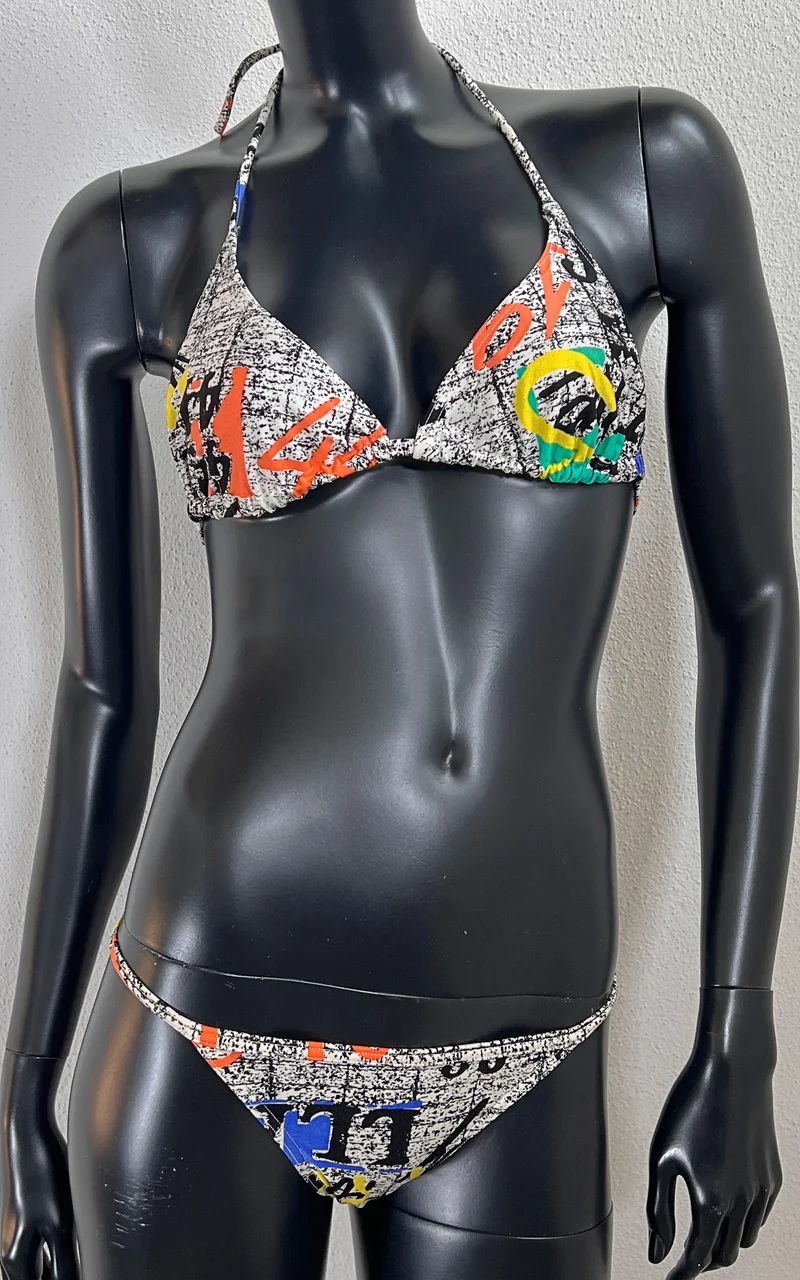 Vintage Crazy Pattern Bikini