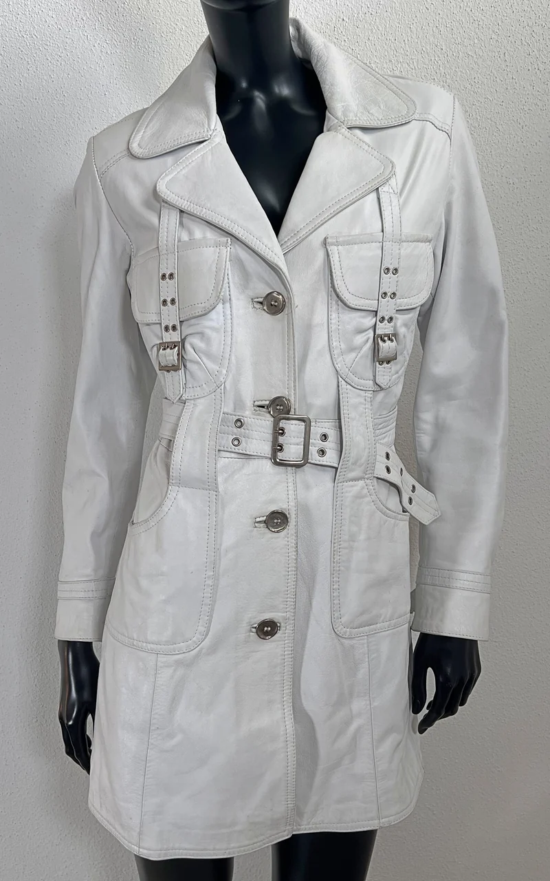 Vintage Y2K Leather Coat