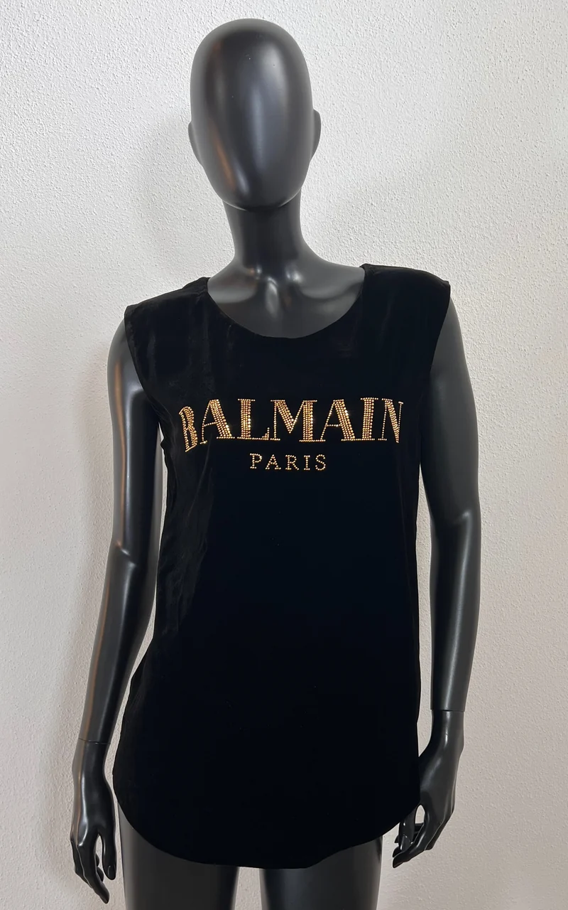Balmain Paris Velvet Shirt