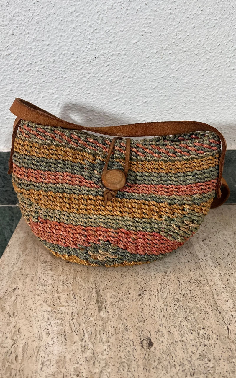 Vintage Small Basket Bag