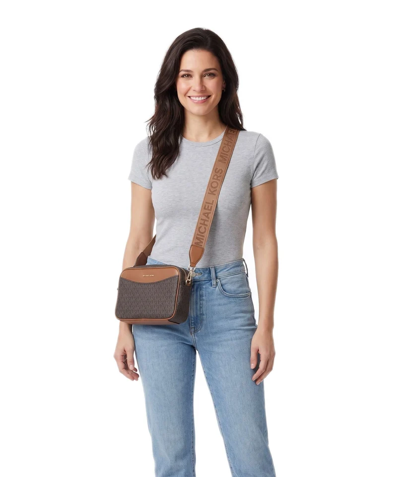 Michael Kors Bev Large Umhängetasche brown/acorn