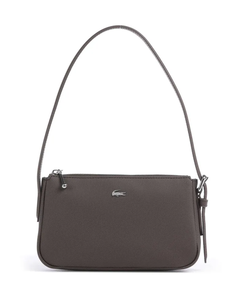 Lacoste Daily City Schultertasche dark brown