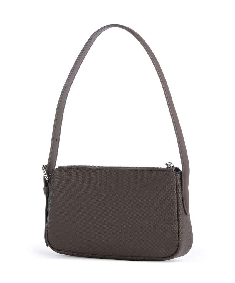 Lacoste Daily City Schultertasche dark brown