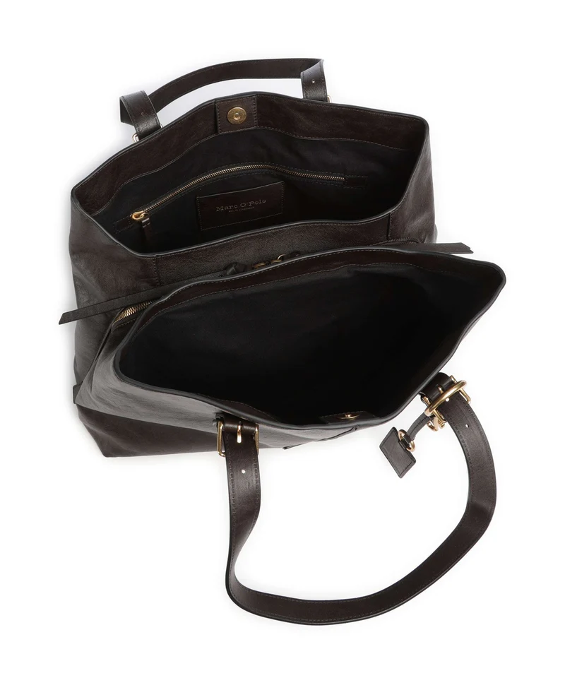 Marc O'Polo Phillis M Shopper burnt coffee
