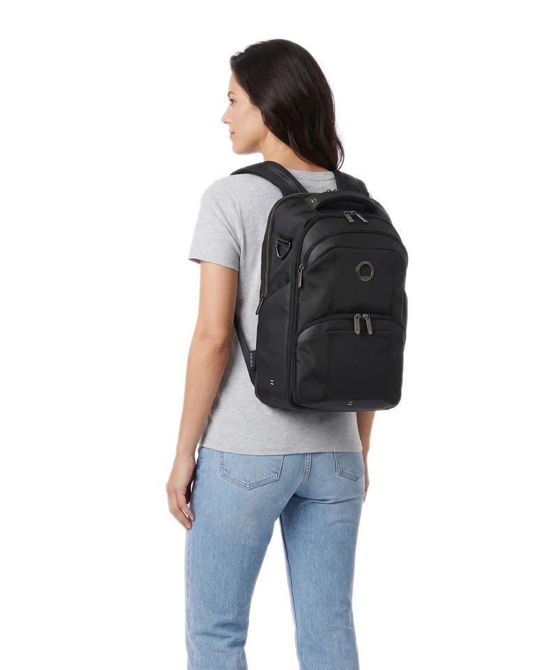 Delsey Paris DLC Pro Laptop-Rucksack black