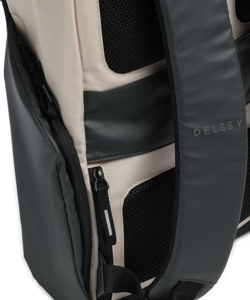 Delsey Paris Securflap Laptop-Rucksack sand