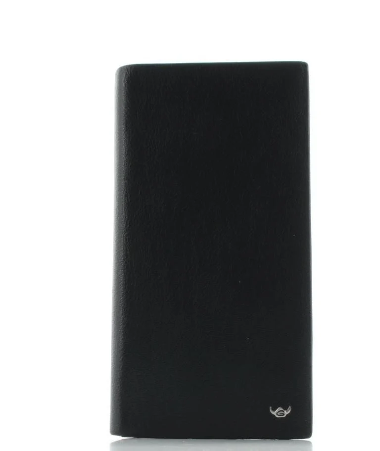BRIEFTASCHE schwarz Kalbleder