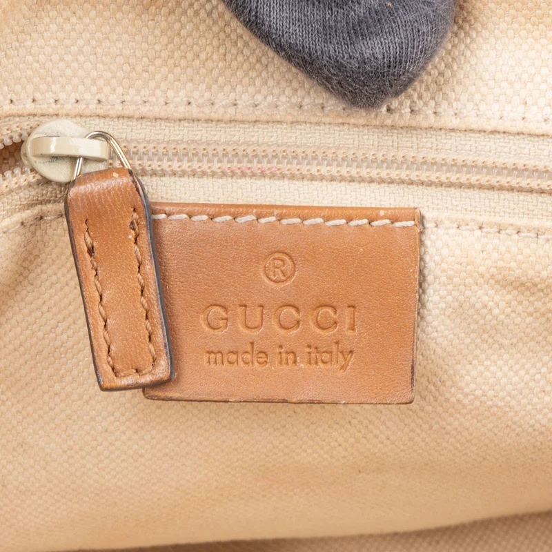 Gucci Monogram Denim GG Sukey Handbag