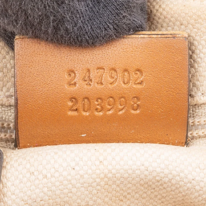 Gucci Monogram Denim GG Sukey Handbag