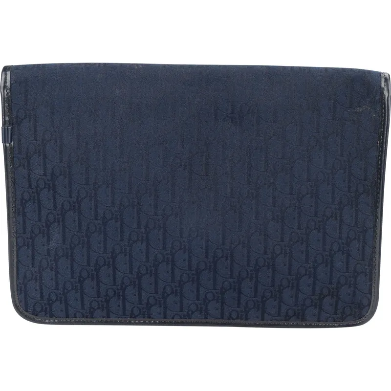 Christian Dior Oblique Trotter Monogram Envelope Clutch