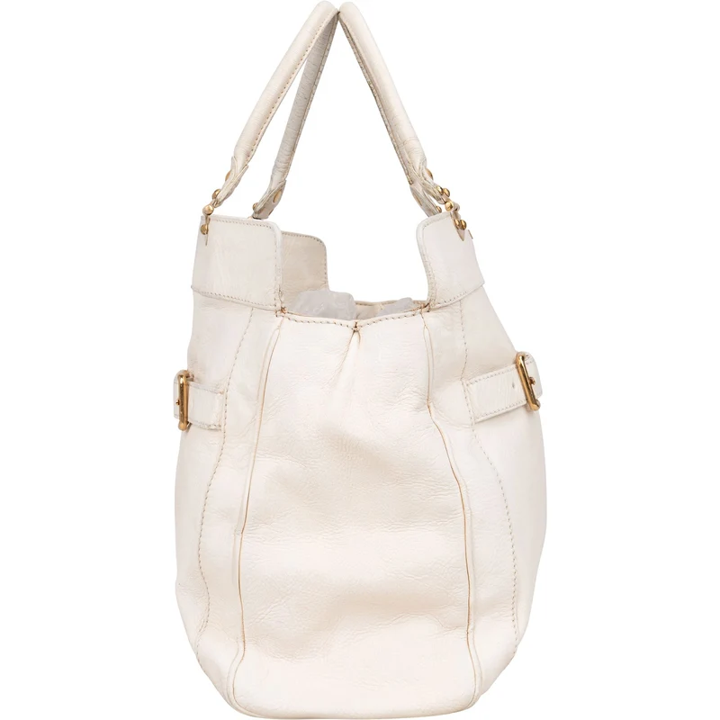 Miu Miu Blancoi Vitello Daino Satchel Handbag