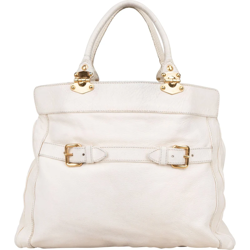 Miu Miu Blancoi Vitello Daino Satchel Handbag