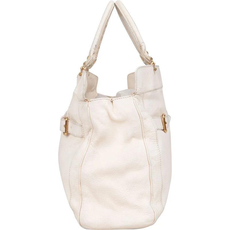 Miu Miu Blancoi Vitello Daino Satchel Handbag