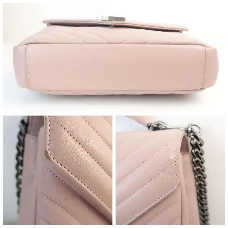 Yves Saint Laurent Pink Medium College Bag