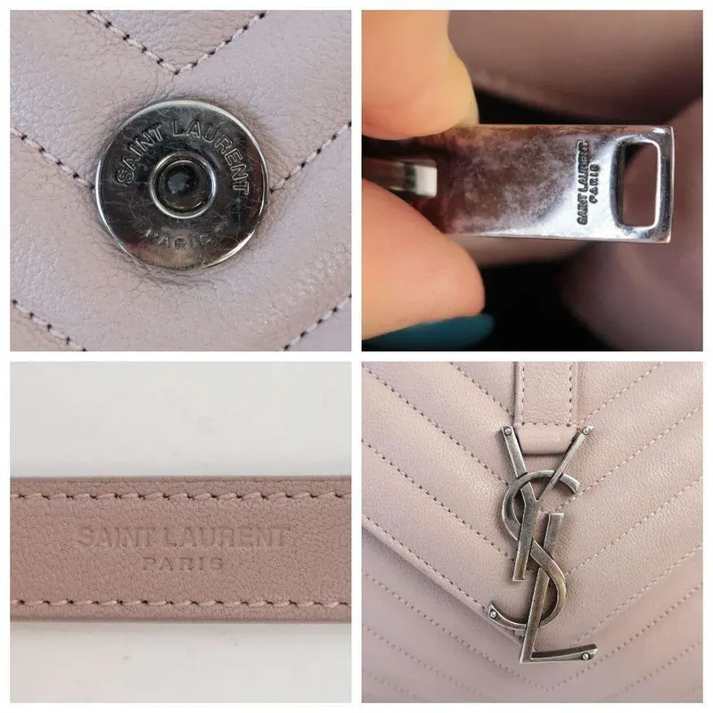 Yves Saint Laurent Pink Medium College Bag