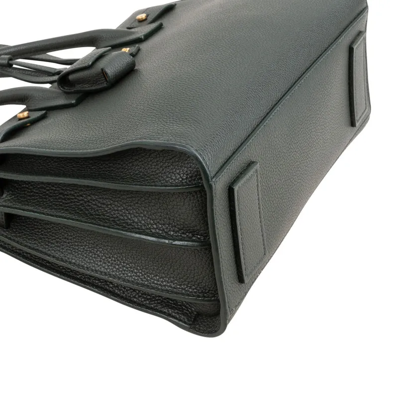 Yves Saint Laurent Grained Calfskin Small Sac de Jour Handbag