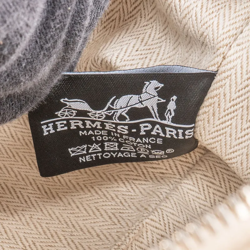 Hermès Canvas Bride-a-Brac PM Case Handbag