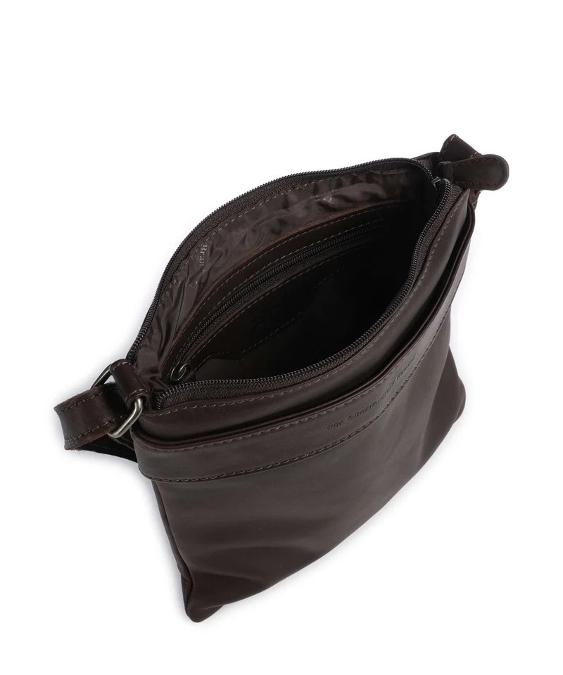 The Chesterfield Brand Wax Pull Up Cow Trenton Umhängetasche brown