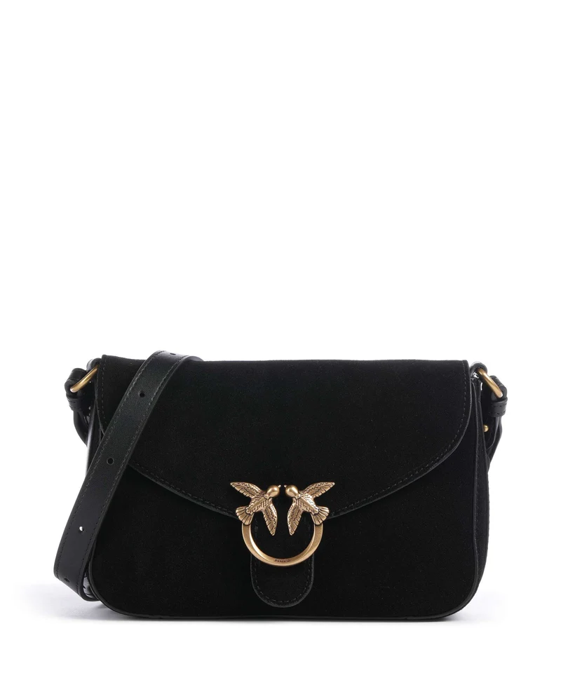 Pinko Love Mini Umhängetasche nero/limousine/oro