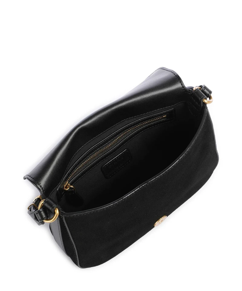 Pinko Love Mini Umhängetasche nero/limousine/oro