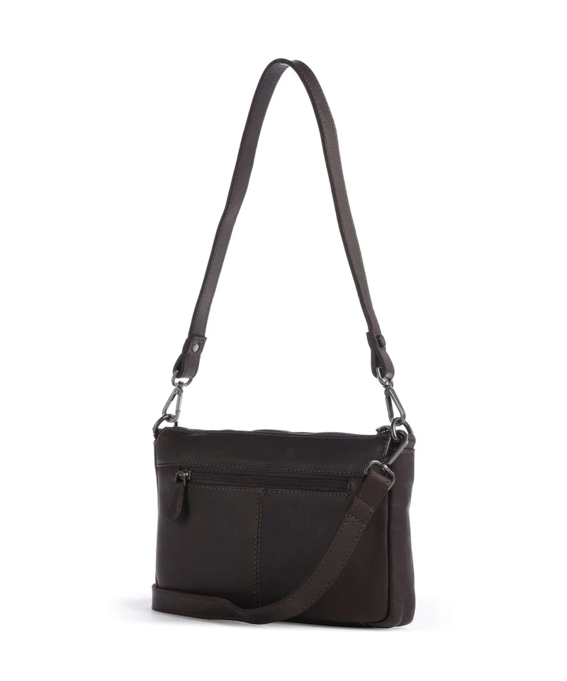 The Chesterfield Brand Wax Pull Up Cow Orinoco Schultertasche brown