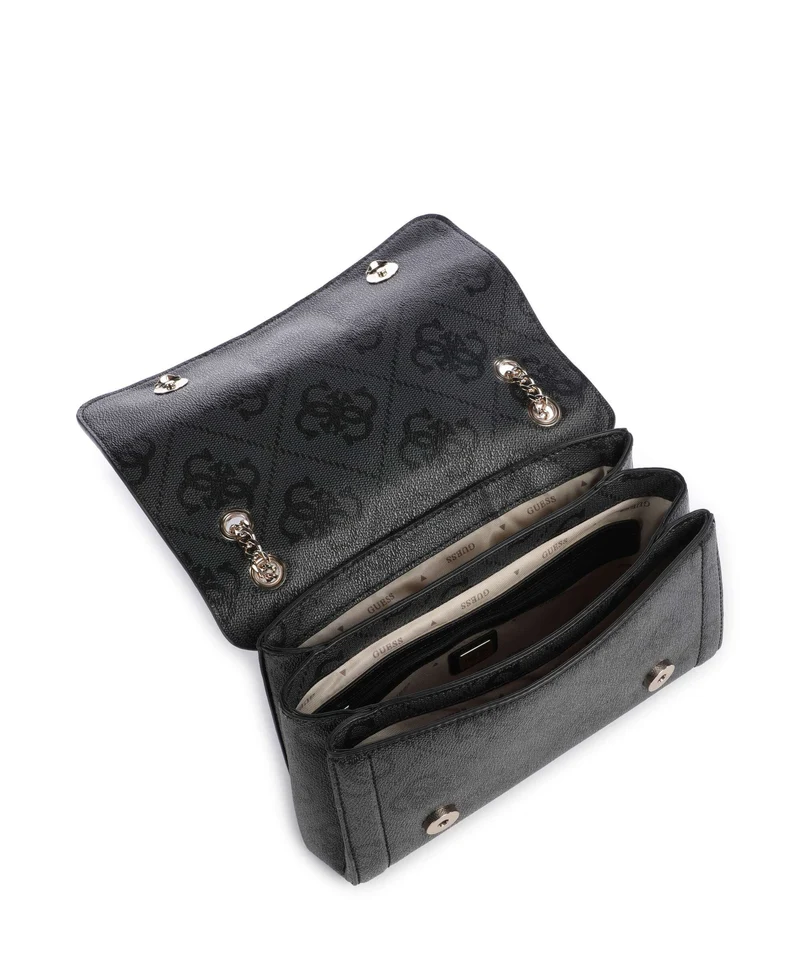 Guess Noelle II Schultertasche coal logo