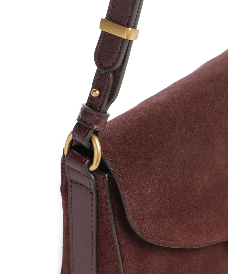 Pinko Love Mini Umhängetasche burgundy/gold