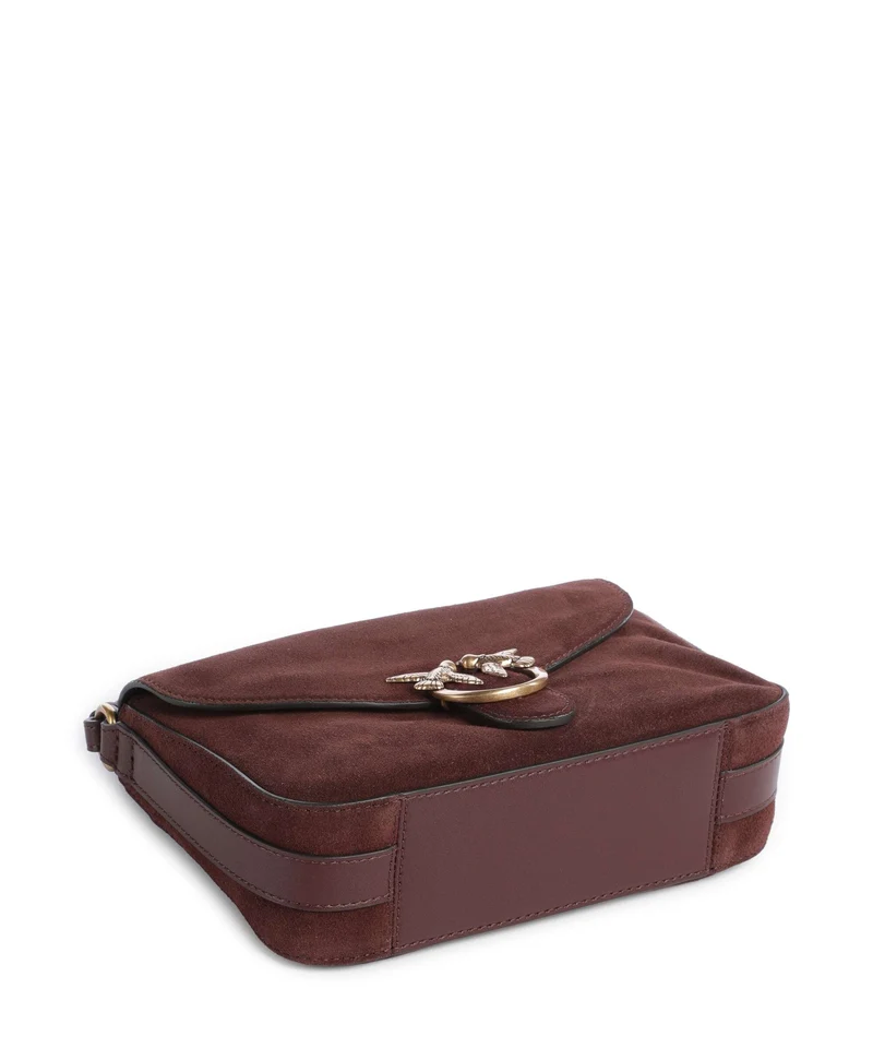Pinko Love Mini Umhängetasche burgundy/gold