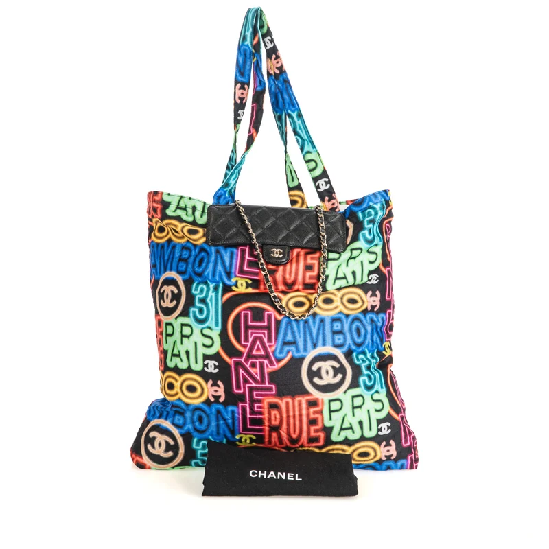 Faltbare Tote Bag mit Flap Bag